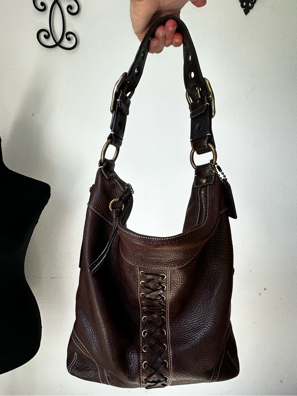 Coach Brown Chelsea with lace up - Picture 8 of 12